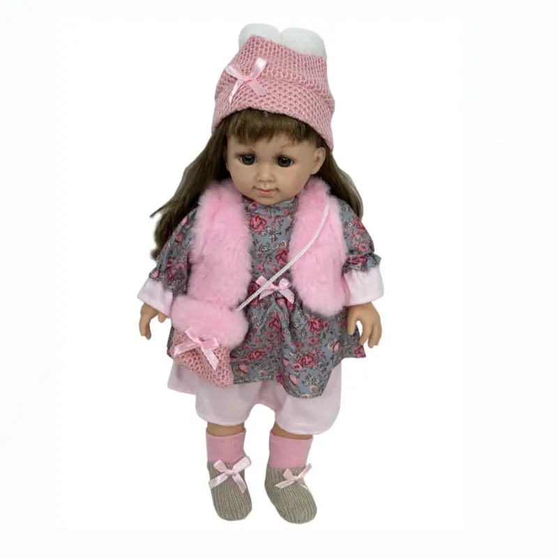 Cufan Pretty Girl Interactive Doll Brown Hair 15 Inch