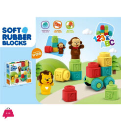 Diy Abc &Amp; 123 Big Size Building Block Soft Rubber Blocks 15/19/31Pcs