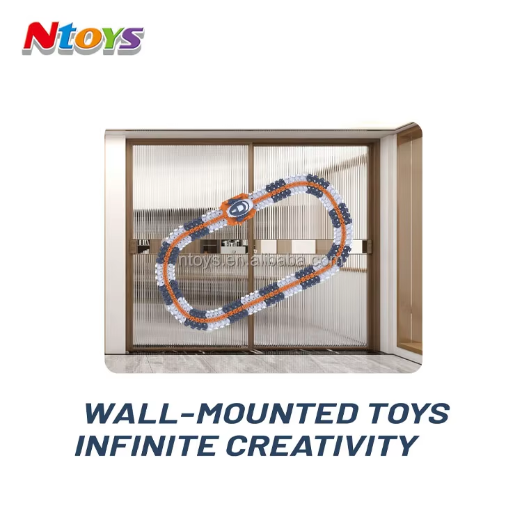 Diy Assembly Space Toys Rocket Electric Toy Track Car 301Pcs