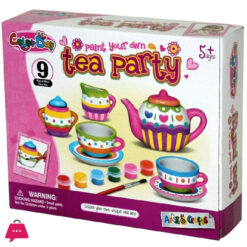 DIY Paint Your Own Tea Set Tea Party 9Pcs