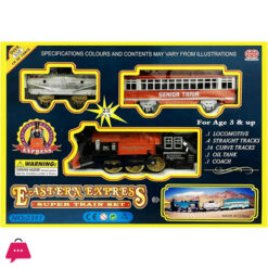 Eastern Express Super Electric Train Set with Puffing Smoke - 23Pcs