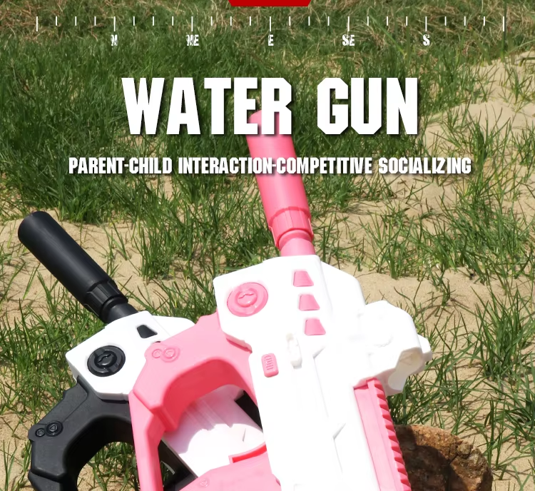 32 Ft High Pressure Electric Water Guns Water Blaster Shooting Outdoor Beach Pool Toys