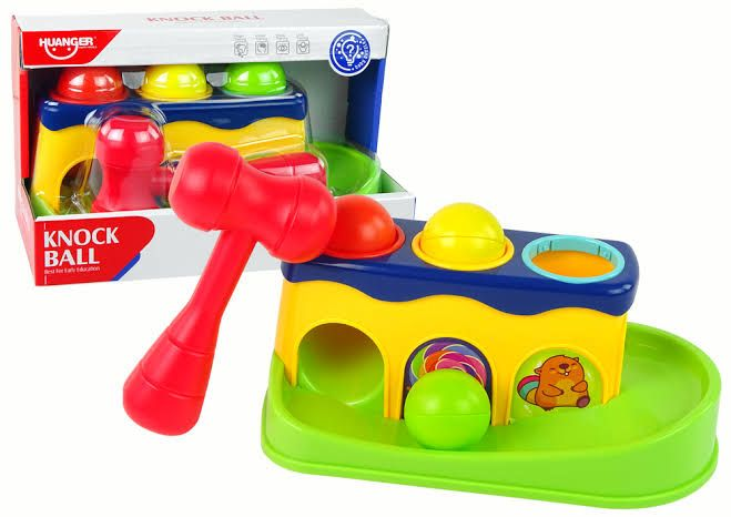 Huanger Funny Hammer Knock Ball 5 Pes Game Best For Early Educational Fun Game For Kids