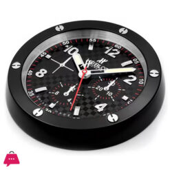 Hublot Big Bang Wall Clock Carbon Fibre Chronograph Dial Black