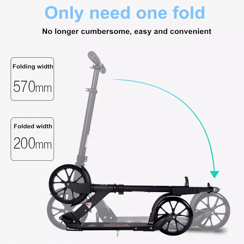 Kick Scooter 2 Wheel Foot Pedal Push Scooter For Kids &Amp; Adult 8 Kick Scooter 2 Wheel Foot Pedal Push Scooter For Kids &Amp; Adult