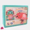 Dino Target Toy Play Set For Kids Shooting Gun Dart Board
