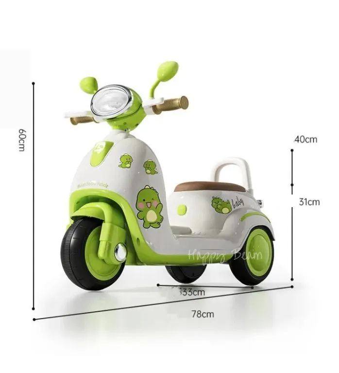 Kids Electric Motorcycle Dual Drive 6V7A Battery Remote Control