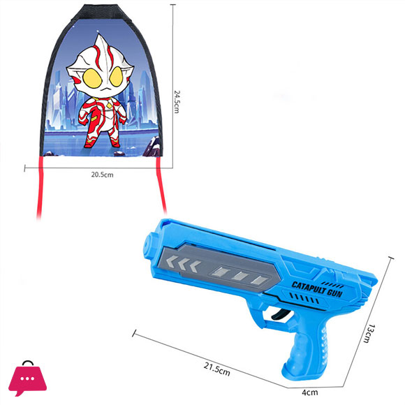 Kids Kite Launcher Kites Beach Toys Shooting Kites Gun Flying Glider Air Combat 6 Kids Kite Launcher Kites Beach Toys Shooting Kites Gun Flying Glider Air Combat - Image 5