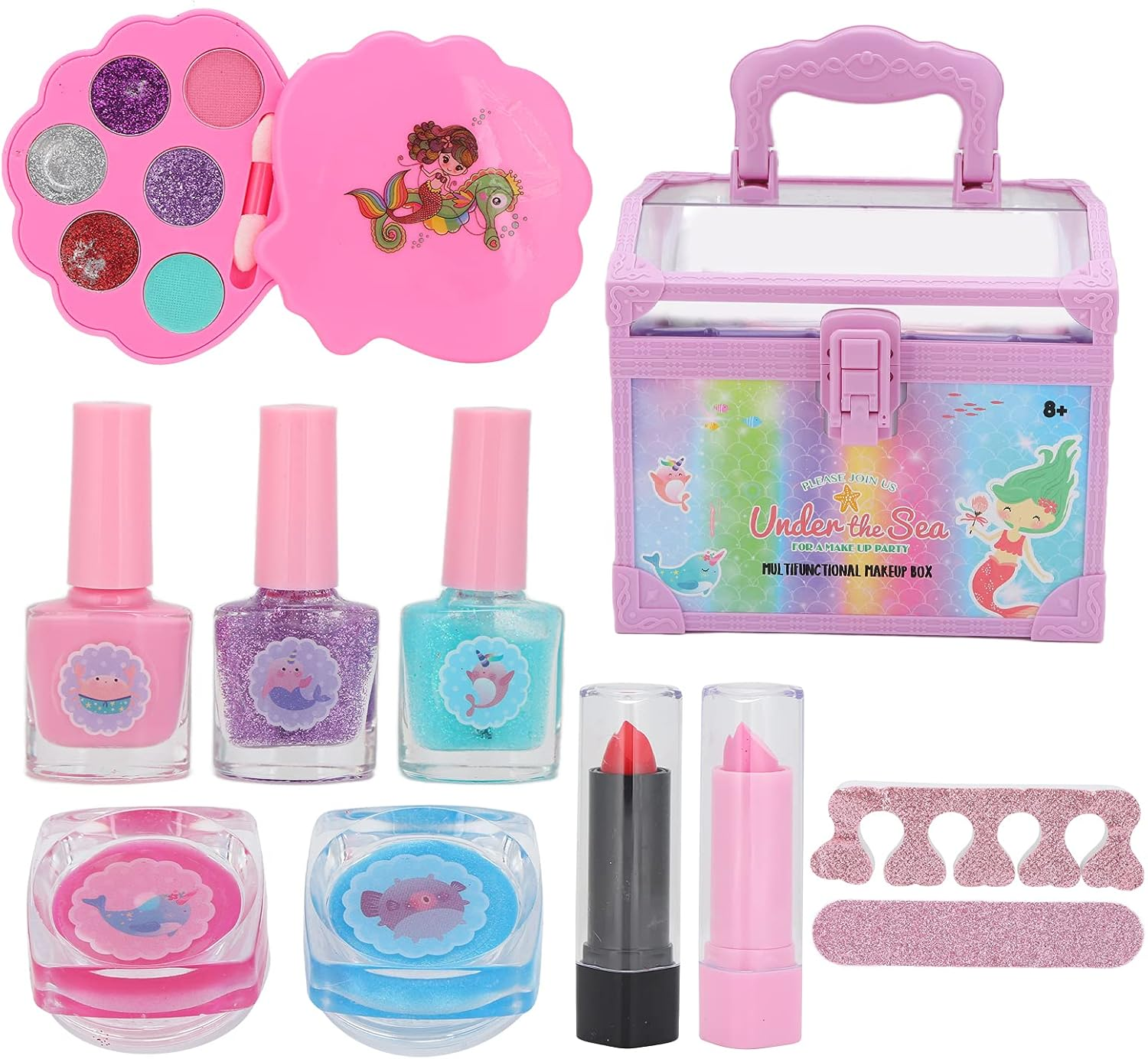 Kids Makeup Set Kids Play Makeup Kit Creates Beautiful Nails To Pretend Makeup
