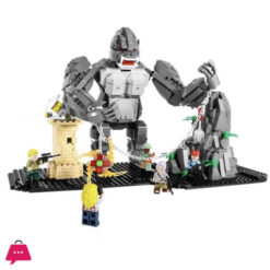 King Kong Movie Gorilla Construction Building Blocks Brick Set Stem Toys Figure 1250 pc