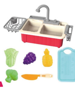 Kitchen Sink with Fruit and Vegetable Cutting Board