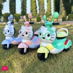 Kitty Baby Scooter Battery Operated Ride-On Bike With Music, Lights (Up To 4 Years)