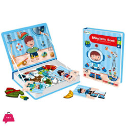 Magnetic Puzzle Book Education Learning Toys Boy And Girl
