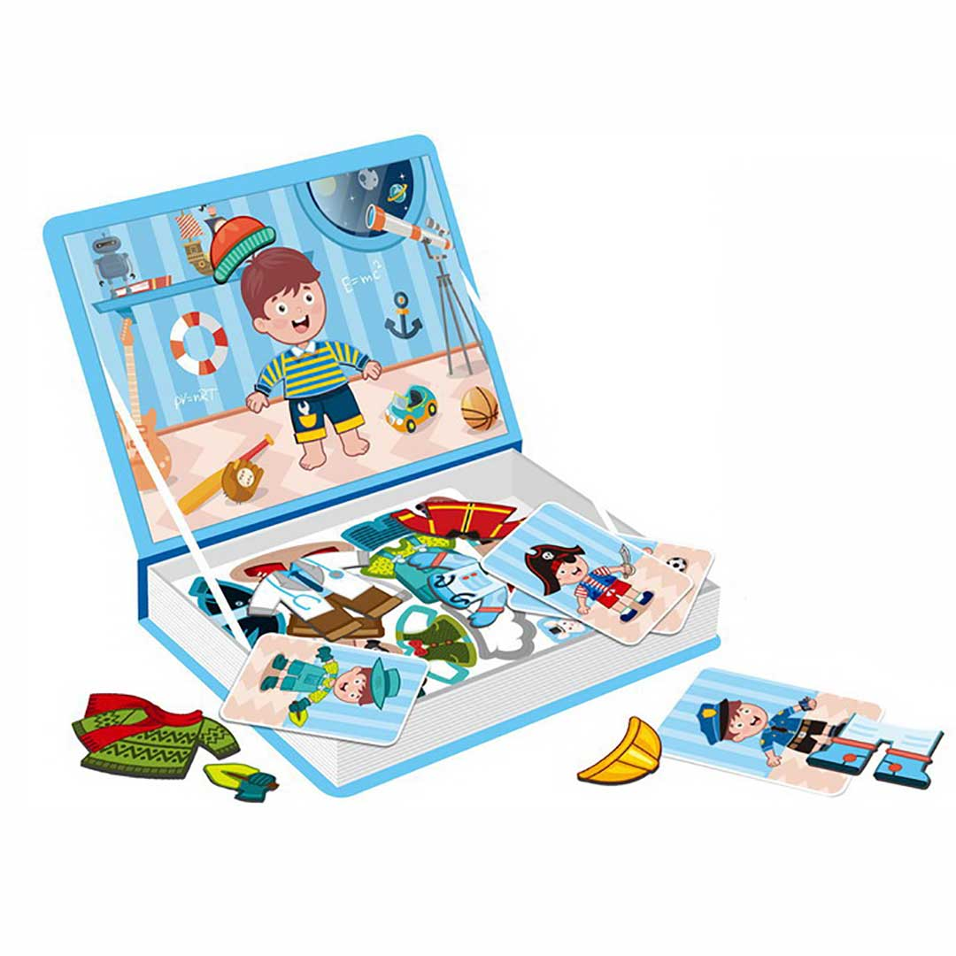 Magnetic Puzzle Book Education Learning Toys Boy And Girl