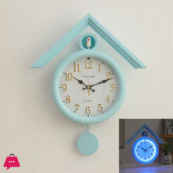 Modern Led Light Clock With Different Light Modes And Colors Also Include Remote To Change Led Colors And Modes, Best For Living Room &Amp; Kids Room