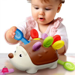 Montessori Educational Toy Fine Motor Toys For Toddlers 1-3 Hedgehog Learning Counting &Amp; Sorting Development Sensory Gifts