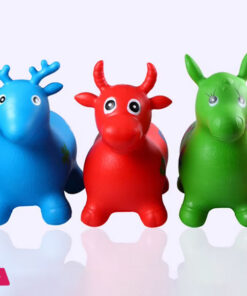 Musical Inflatable Jumping Animals for Kids with Light Music Cow , Horse , Deer