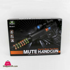 Mute Hand Electric Music Blaster Shooting Toy 820-1
