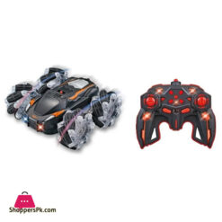 New Stunt Roll Drift Rc Car Rechargable Remote Control Spinning Wheels Car With Lights Best Birthday Gifts