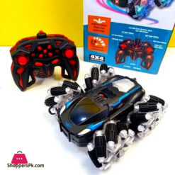 New Stunt Roll Drift Rc Car Rechargable Remote Control Spinning Wheels Car With Lights Best Birthday Gifts