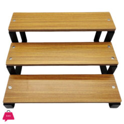 PASTRY STAND WOODEN 3 STEP SALAD BAR STAND