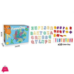 Plasticine Magical Alphabets &Amp; Number Intelligent Play Dough