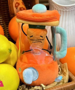 Plush Carrot Juicer Toy Cute Creative Novelty Portable Carrot Doll