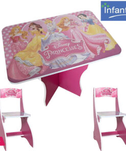 Infantes Kids Portable Study Table &Amp; Chair Wood - 2 Chair &Amp; Table - Image 8