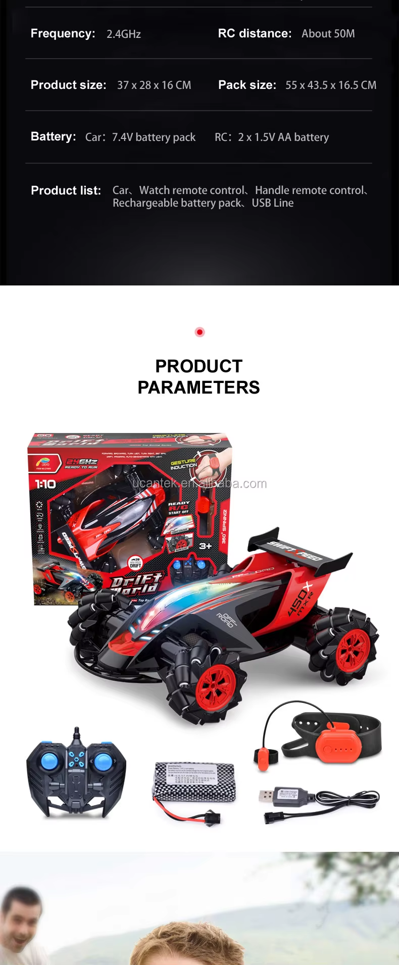 Rc Drift Car Universal Wheel 1:10 4Wd Hand Gesture 2.4G Remote Control Cars Electric Drift Rc Cars Toys For Kids 20 Rc Drift Car Universal Wheel 1:10 4Wd Hand Gesture 2.4G Remote Control Cars Electric Drift Rc Cars Toys For Kids