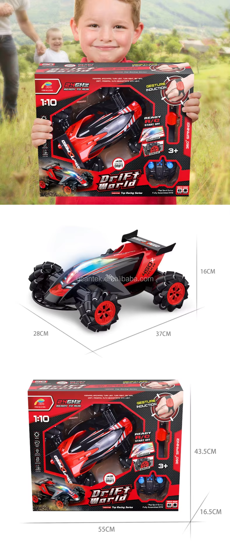 Rc Drift Car Universal Wheel 1:10 4Wd Hand Gesture 2.4G Remote Control Cars Electric Drift Rc Cars Toys For Kids 21 Rc Drift Car Universal Wheel 1:10 4Wd Hand Gesture 2.4G Remote Control Cars Electric Drift Rc Cars Toys For Kids