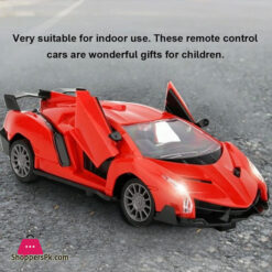 RC Lamborghini Veneno 1:24 Working Headlights & Doors Remote Control Car