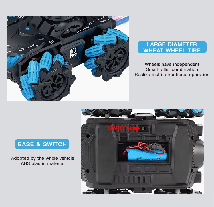 Remote Control Tank Water Bomb Four-Wheel Drive Off-Road Remote Control Tank