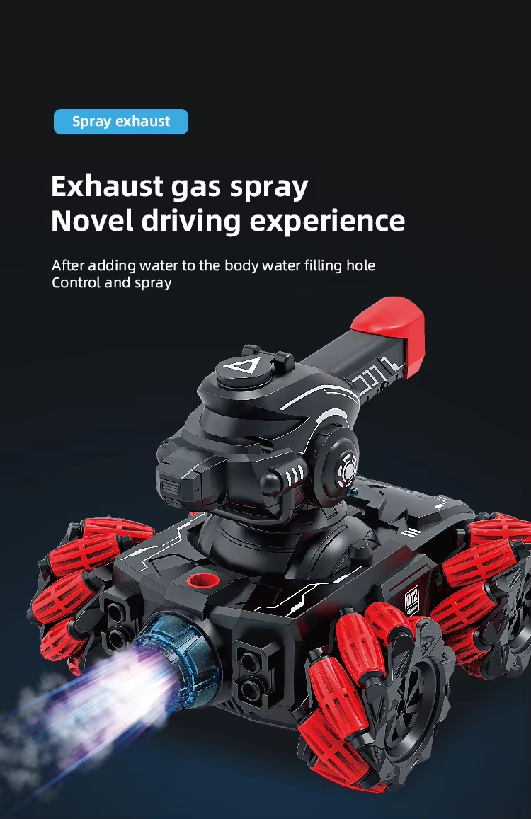 Remote Control Tank Water Bomb Four-Wheel Drive Off-Road Remote Control Tank