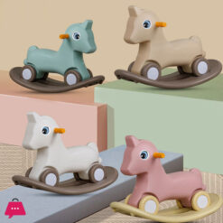 Rocking Horse Children'S Riding Baby Yo-Yo Car 2 In 1 Baby First Birthday Gift Rocking Horse