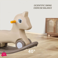 Rocking Horse Children'S Riding Baby Yo-Yo Car 2 In 1 Baby First Birthday Gift Rocking Horse
