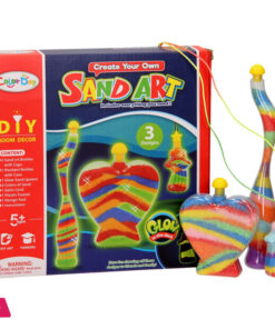 Sand Art Bottle Kids Craft DIY Hobby Creative Toys With Sand And 3 Stylish Bottles