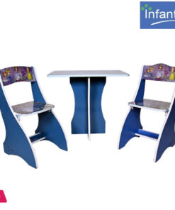 Infantes Kids Portable Study Table &Amp; Chair Wood - 2 Chair &Amp; Table - Image 3