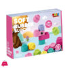 Soft Rubber Blocks Preschool Children Educational Building Blocks Toys 13Pcs/23pcs