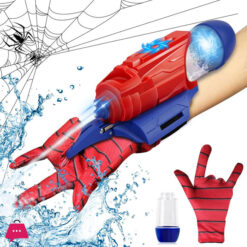 Spider-Man Water Gun For Kids Web Shooters Toy Wrist Launcher With Glove, Water Pistol