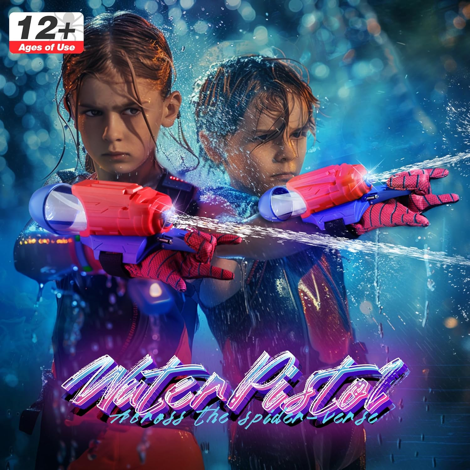 Spider-Man Water Gun For Kids Web Shooters Toy Wrist Launcher With Glove, Water Pistol 15 Spider-Man Water Gun For Kids Web Shooters Toy Wrist Launcher With Glove, Water Pistol