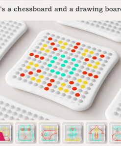 Strategy Board Game Portable Intelligent Gomoku Go, Checkers Beginner Chess Set