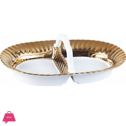 Stylish Portion Gold Snack Bowl Set