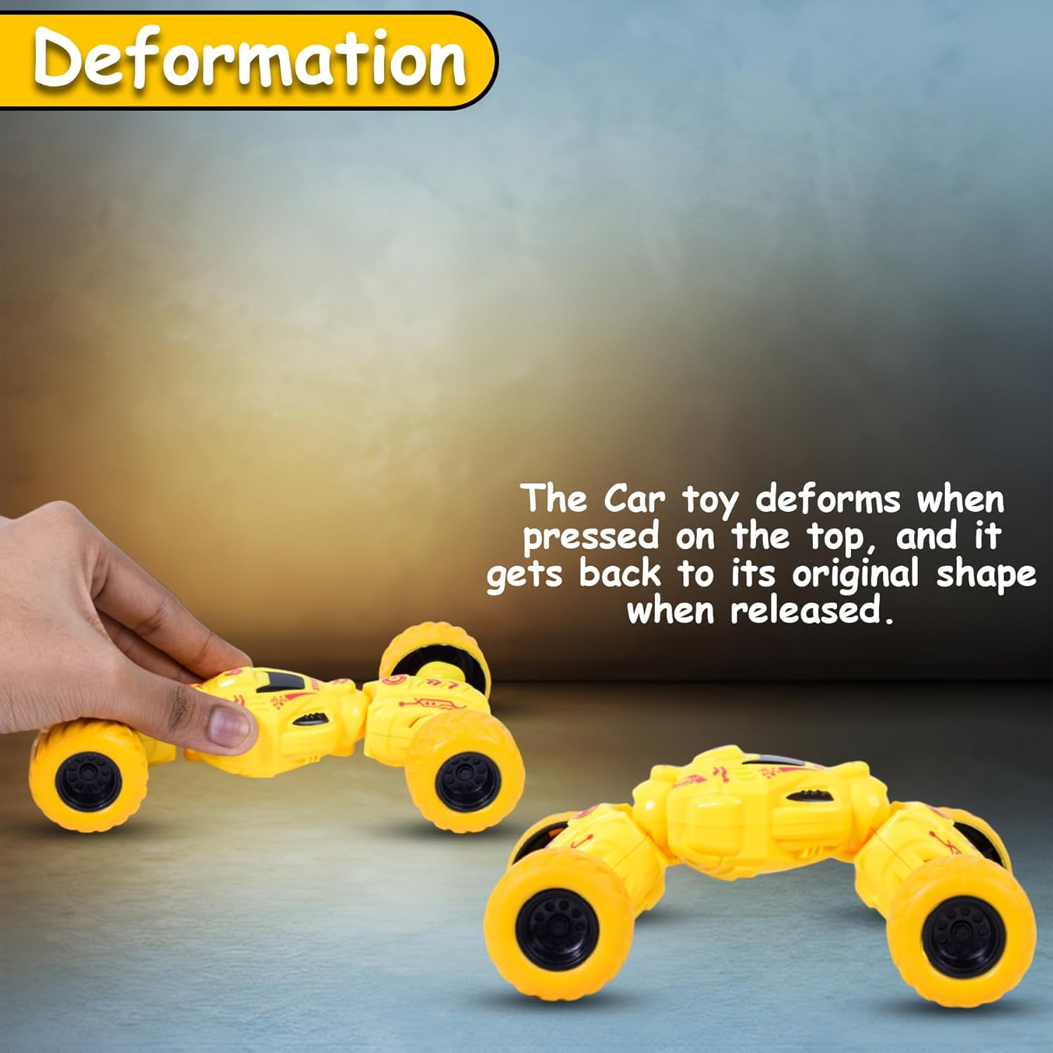 Torsion Auto Kids Car Pull Back Car Toy For Kids, Friction Powered Push And Go