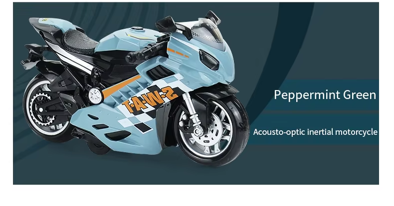 Toy Motorcycle - Press And Go Toy Car With Sound And Light Toy