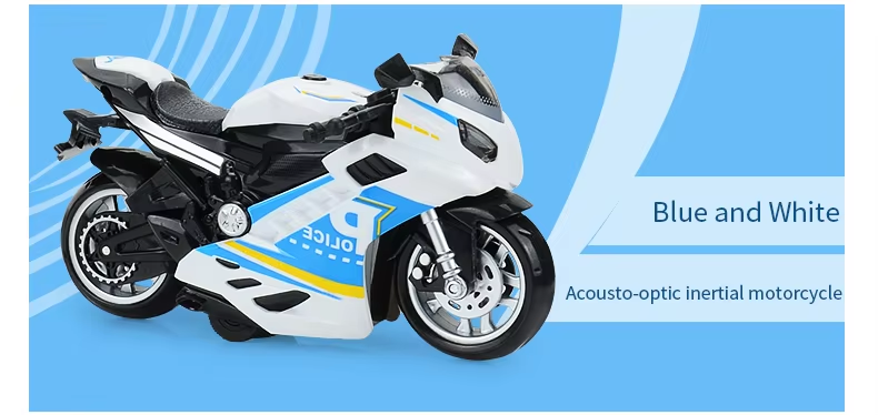 Toy Motorcycle - Press And Go Toy Car With Sound And Light Toy