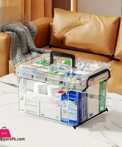 Transparent Medicine Organizer Box For Home And Travel With Easy Access - Image 3
