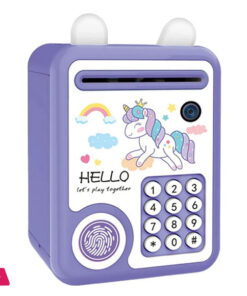 Unicorn Mini ATM Bank With Fingerprint Lock & Music