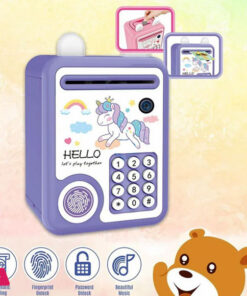 Unicorn Mini Atm Bank With Fingerprint Lock &Amp; Music 11 Unicorn Mini Atm Bank With Fingerprint Lock &Amp; Music - Image 4