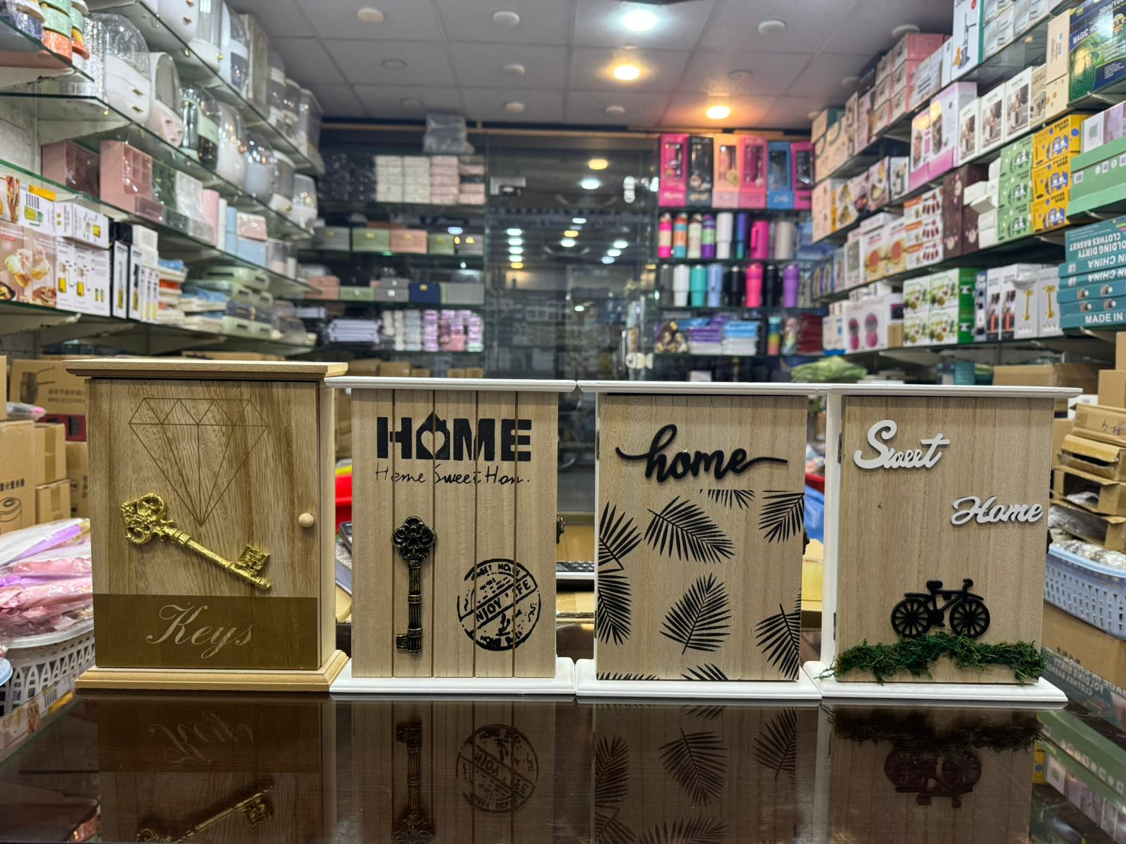 Wood Key Holder Key Box Decorative Key Holder 6 Hook 12 Wood Key Holder Key Box Decorative Key Holder 6 Hook