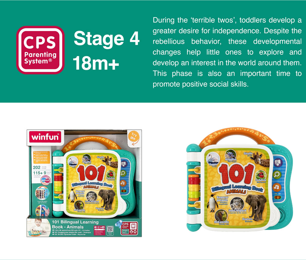 101 Bilingual Learning Book - Animals